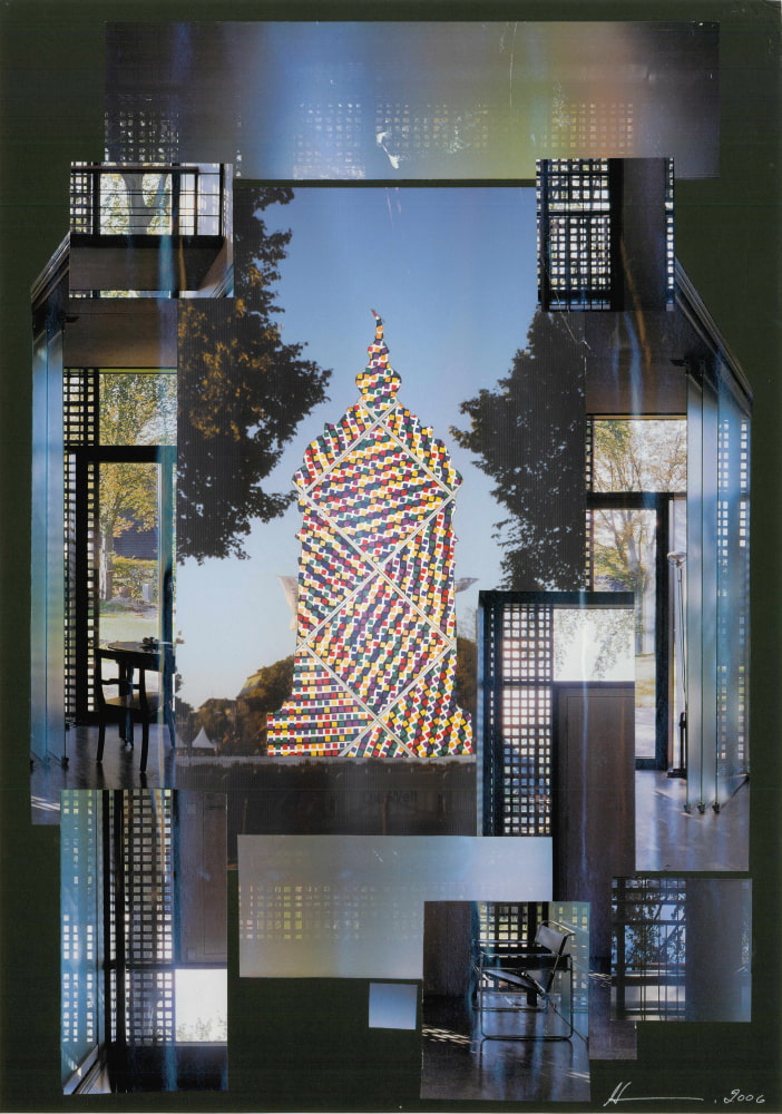 KIKE Collagen - Ausflug der Quadrate zum Wasserturm